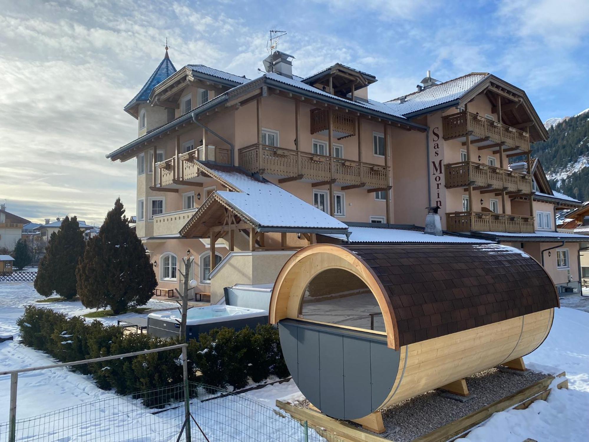 Hotel Chalet Sas Morin Pozza di Fassa Esterno foto